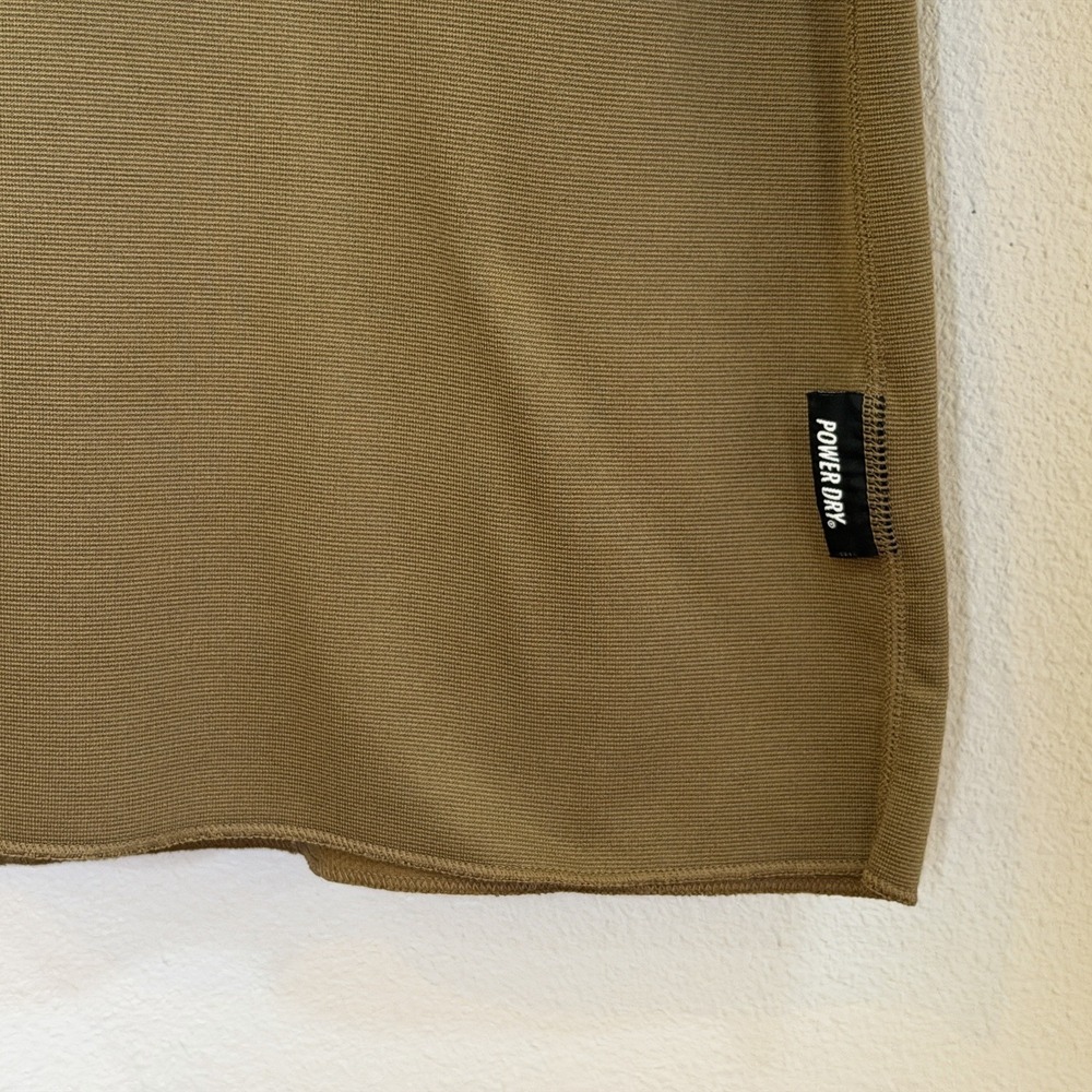 Cabela's Base Layer Power Dry T-Shirt Mens Size XL Brown‎ Long Sleeve Crew Neck - Picture 4 of 6